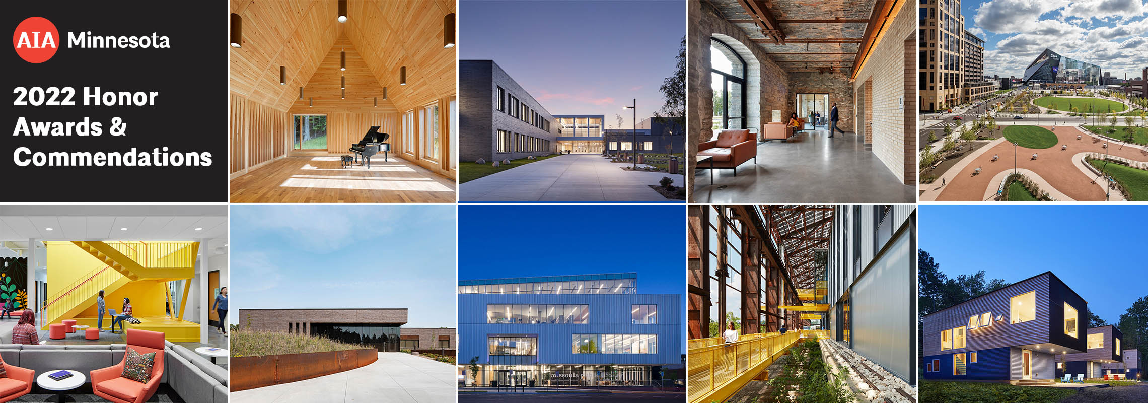 AIA Minnesota Announces Three 2022 Honor Award Recipients and Six 2022 Framework for Design Excellence Commendations
