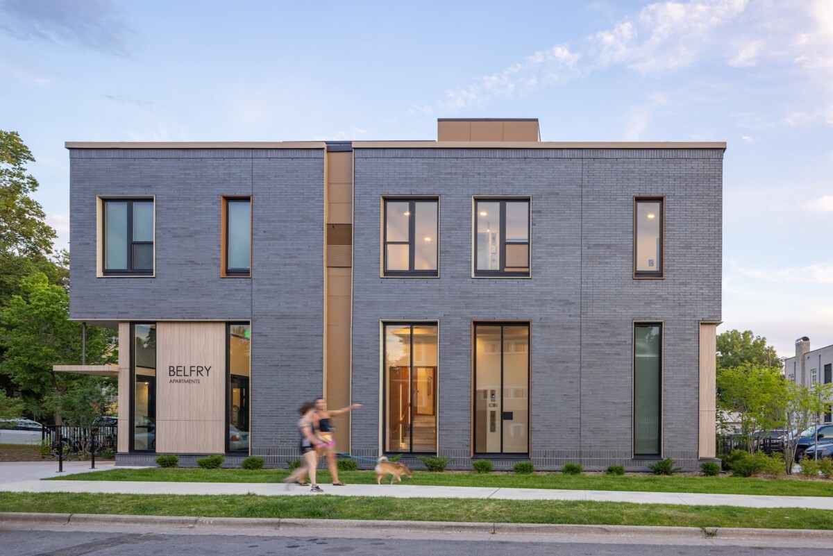 Exterior view of Belfry Apartments and Mixed Use