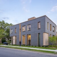 Street view of new construction at Belfry Apartments