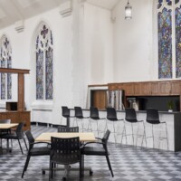 Sanctuary adaptive reuse at Belfry Apartments
