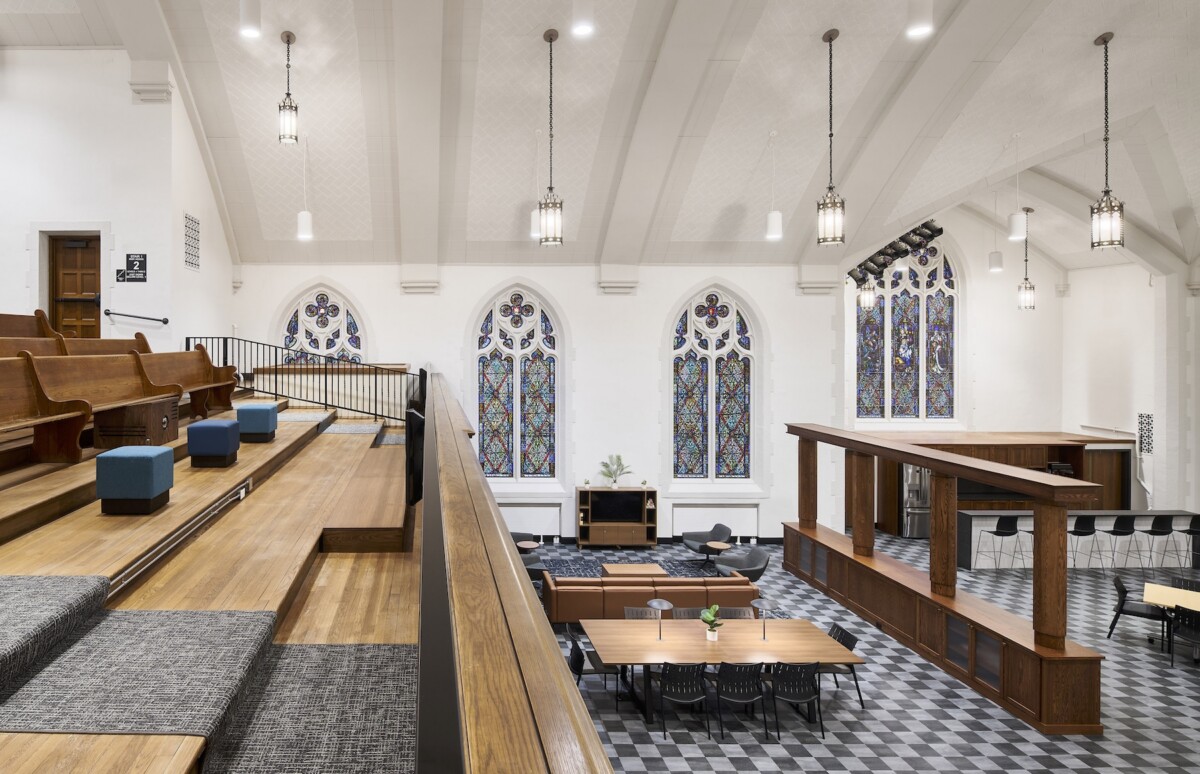 Sanctuary adaptive reuse at Belfry Apartments