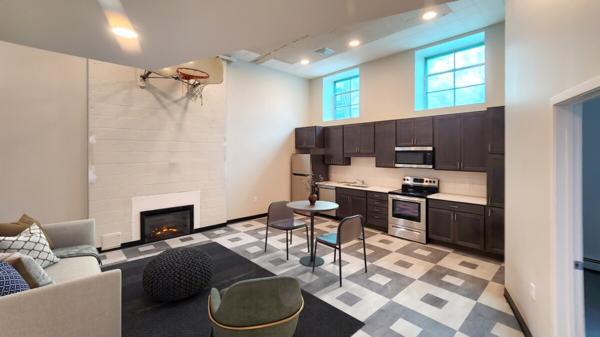Apartment interior at Belfry Apartments
