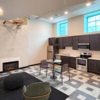 Apartment interior at Belfry Apartments