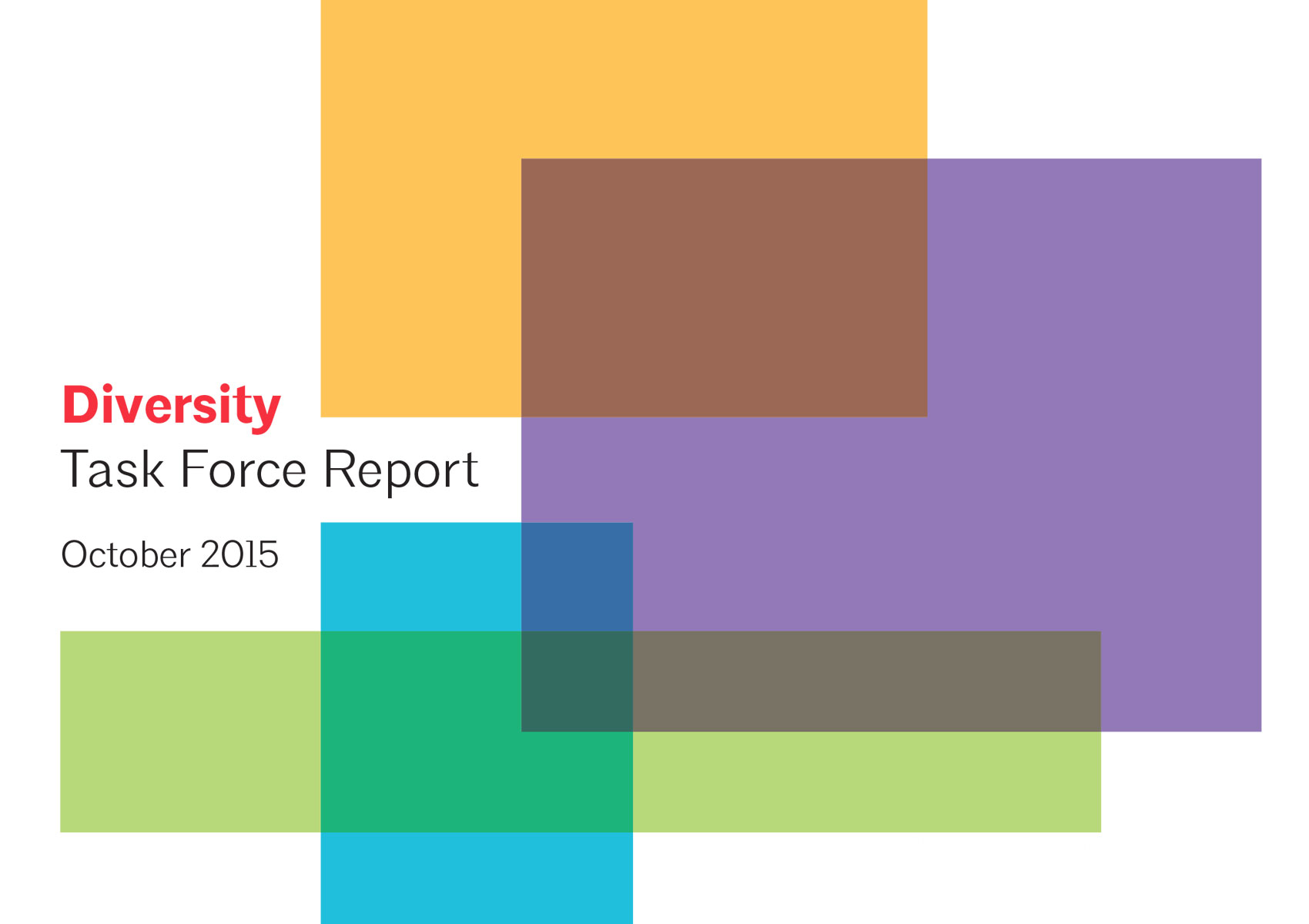 Diversity Task Force Report