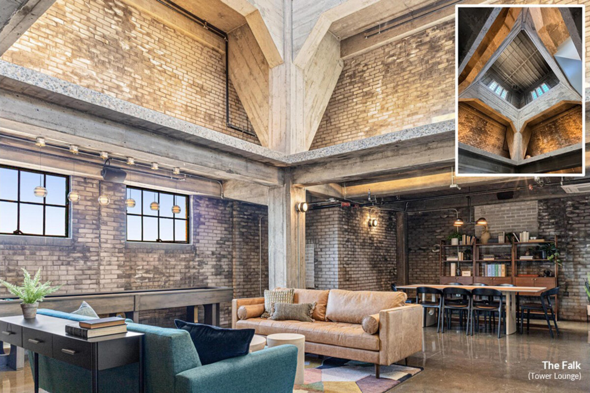 Hall Lofts, Falk Building interior