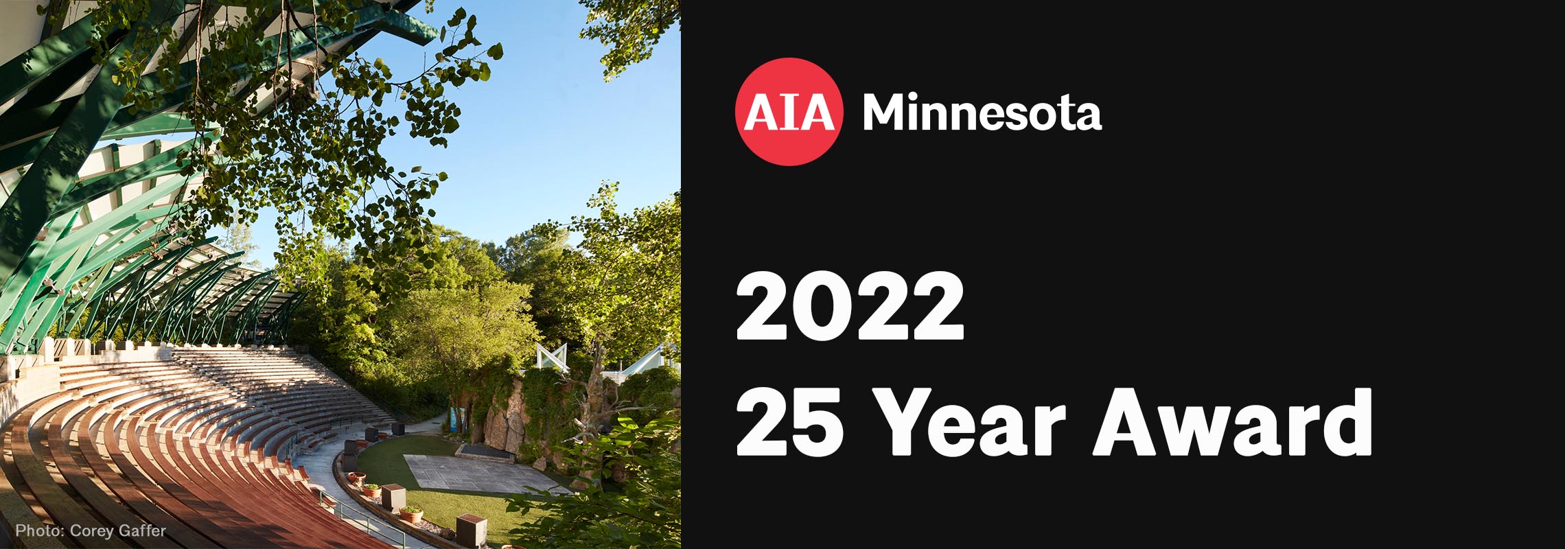 Weesner Family Amphitheater Receives AIA Minnesota 25 Year Award