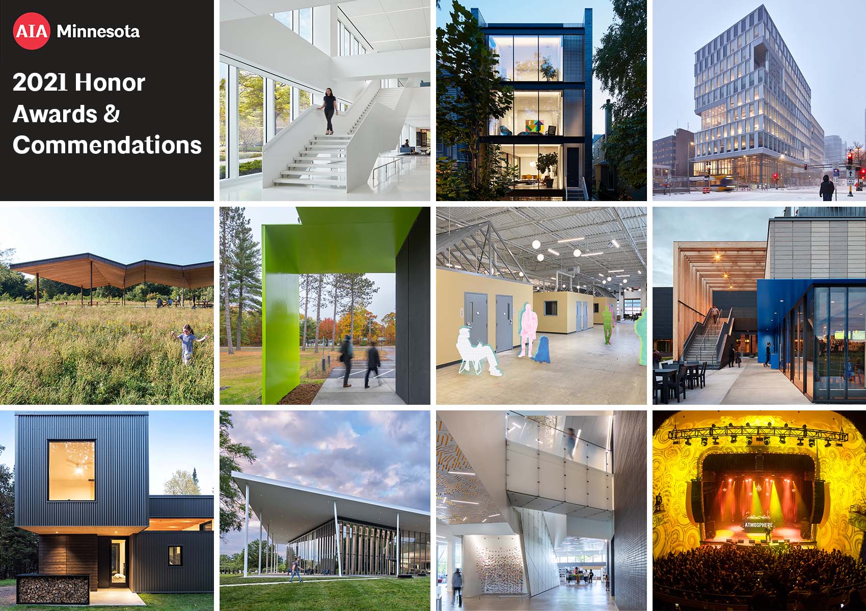 AIA Minnesota Announces Five 2021 Honor Award Recipients and Six 2021 Framework for Design Excellence Commendations