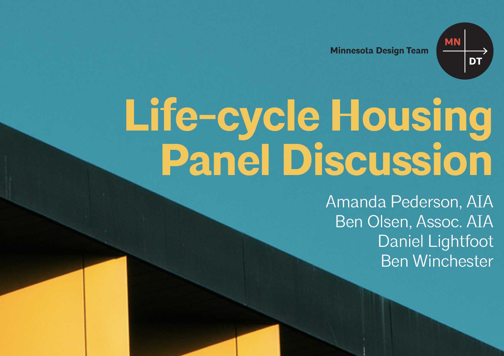 Minnesota Design Team Retreat: Life-cycle Housing