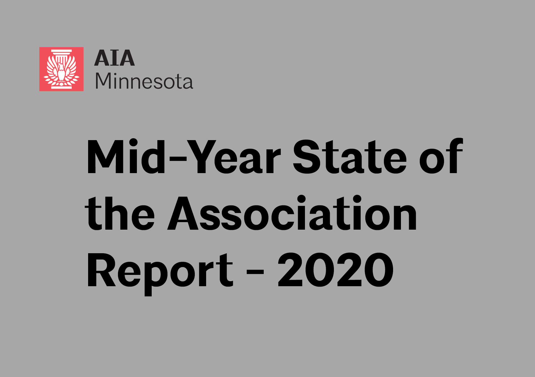 Mid-Year State of the Association Report