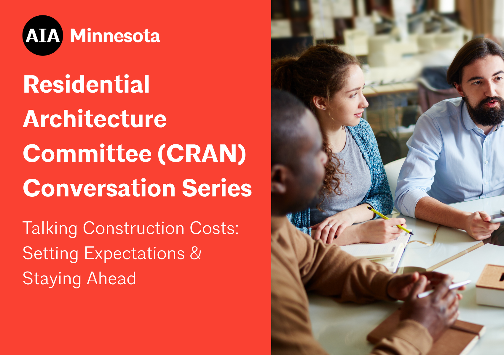 CRAN Conversation Series: Talking Construction Costs: Setting Expectations & Staying Ahead