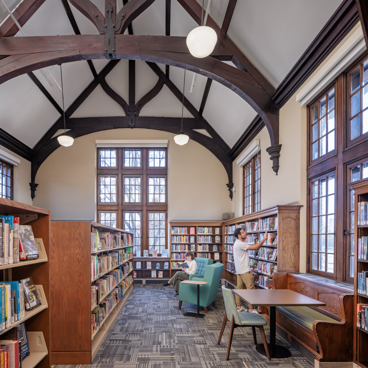 Interior of Hennepin County Sumner Library
