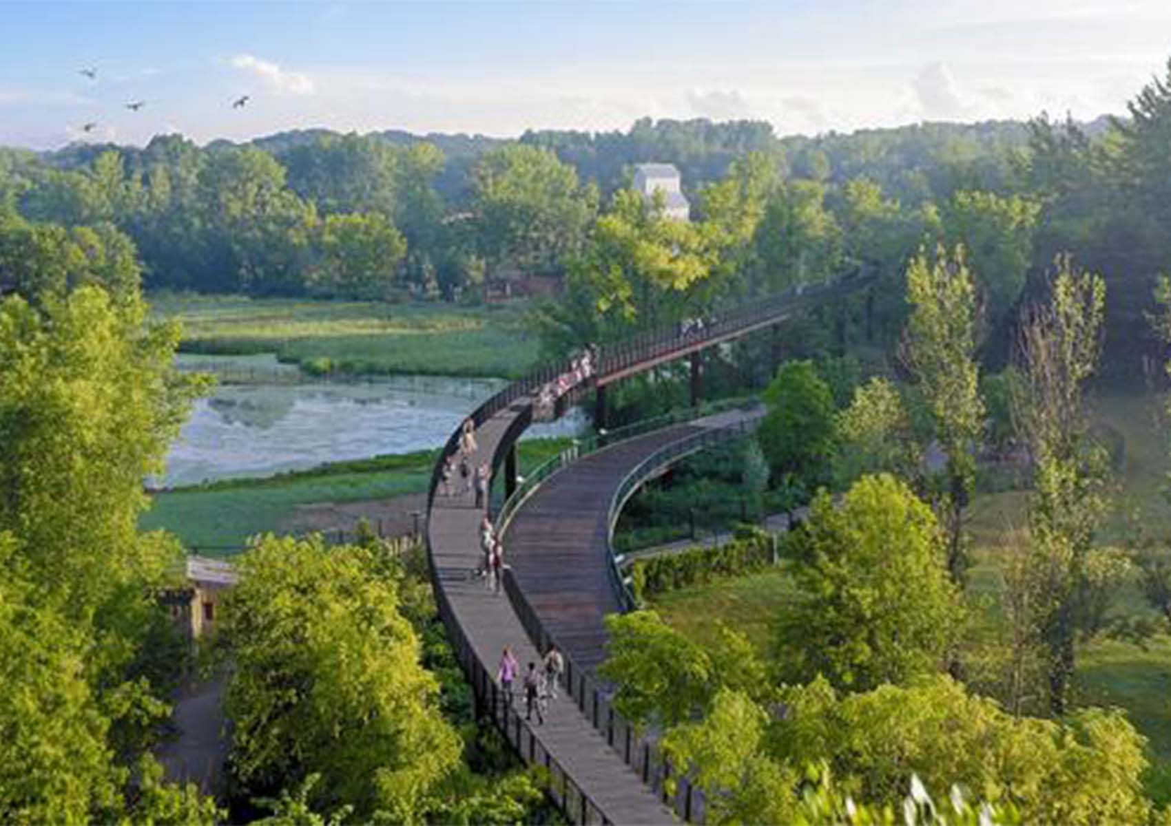 Women in Architecture Project Tour: MN Zoo Treetop Trail